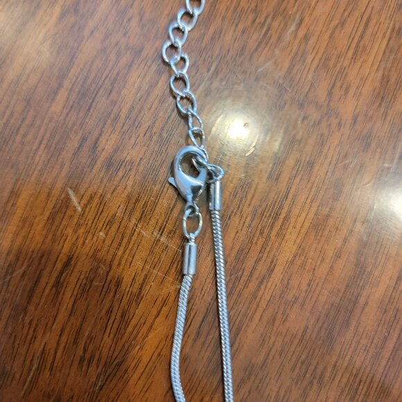 Jack O Lantern Pumpkin Halloween Bling Sparkle Necklace - Picture 8 of 9